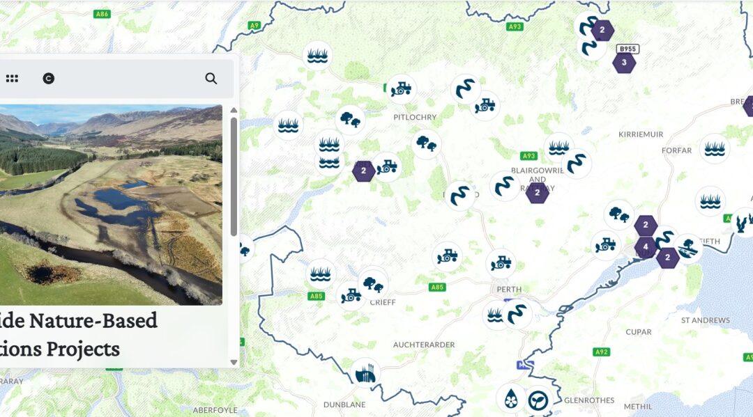 New interactive tool for mapping Tayside’s nature-based solution projects 