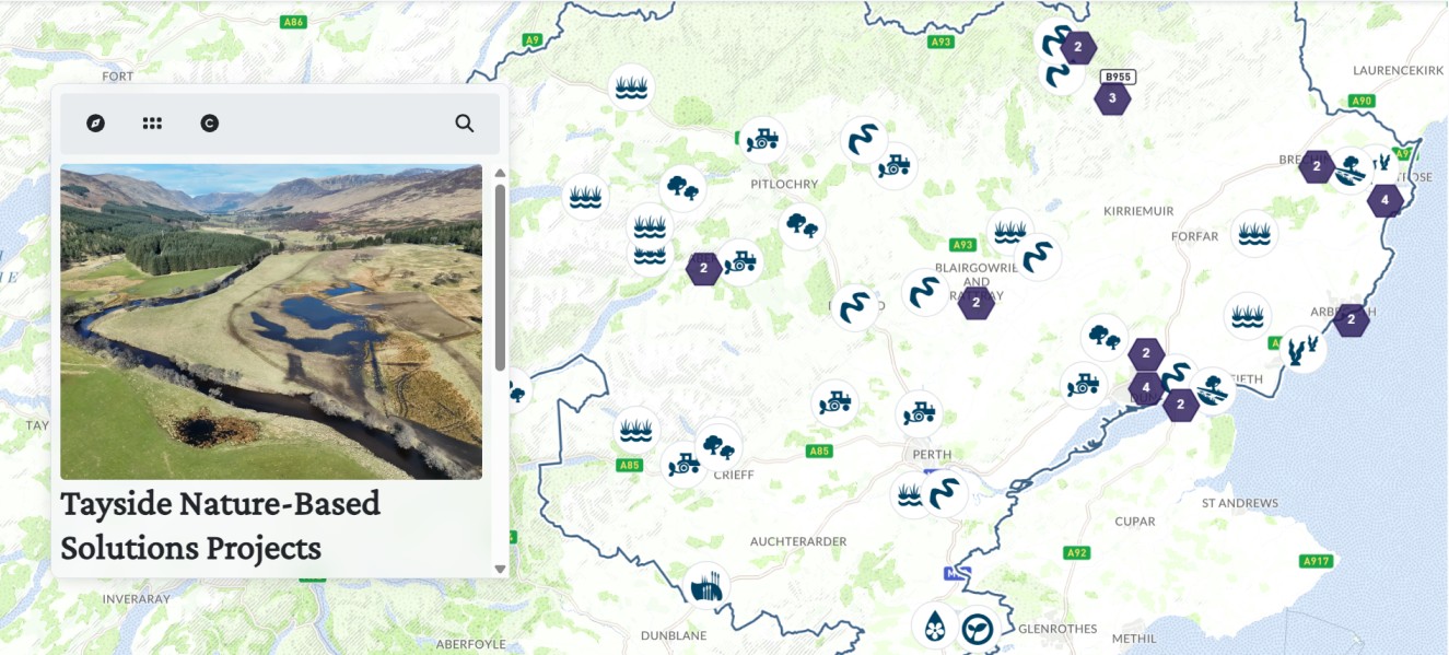 Climate Ready Tayside Nature Based Solutions Green Map Climate Ready Tayside Nature Based Solutions Green Map